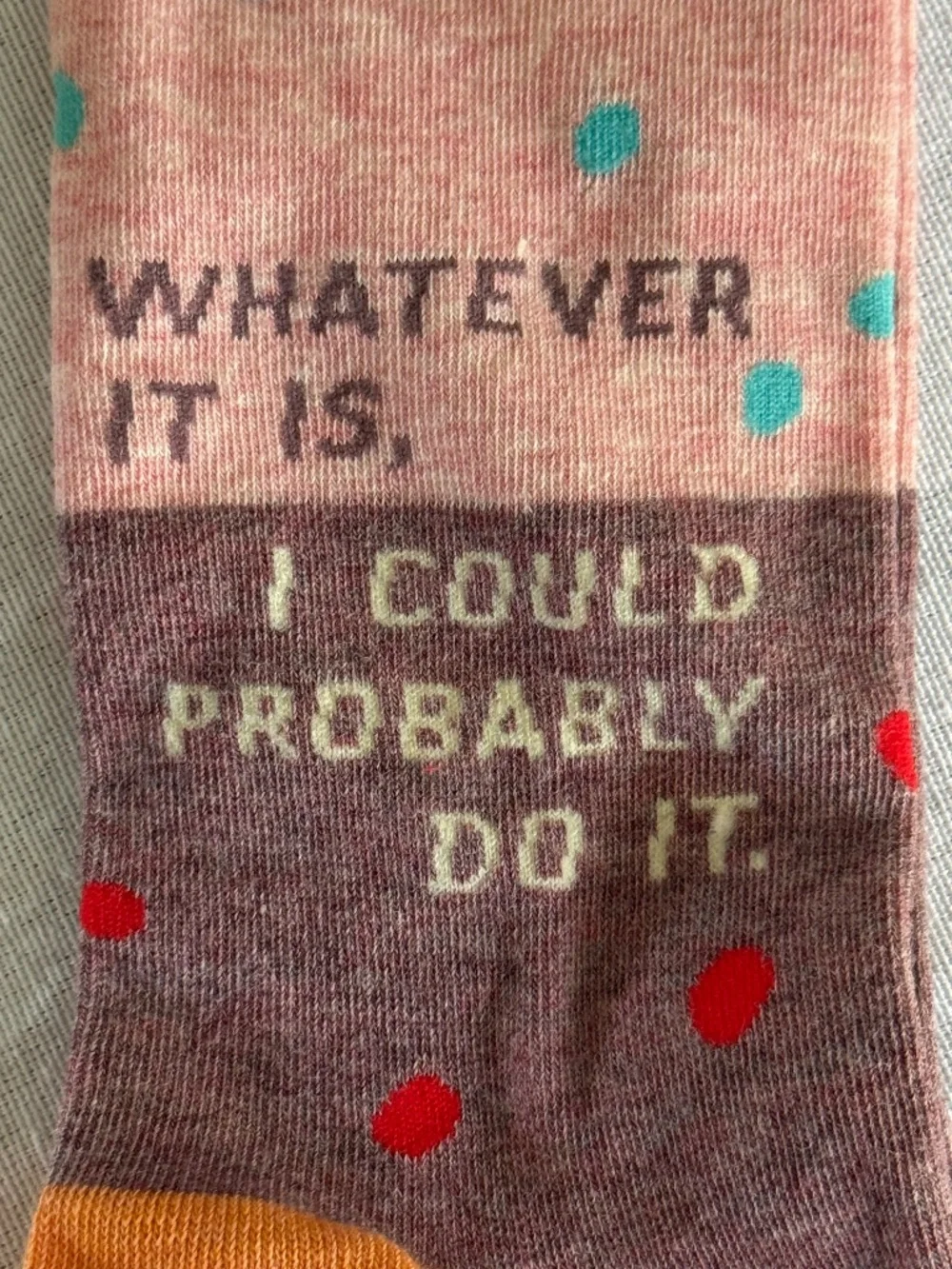 Blue Q Women's Novelty Crew Socks - Size 5-10 - NWT